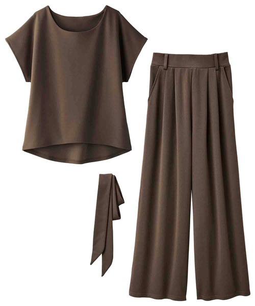 「alotta」 セットアップ MEDIUM ネイビー レディース_画像8
