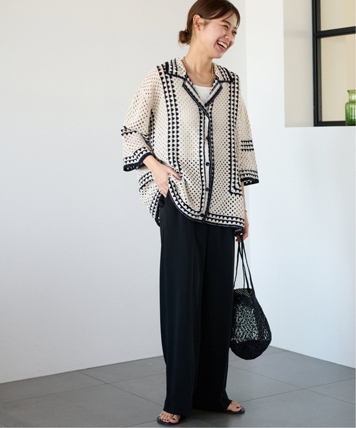 「JOURNAL STANDARD relume」 ニットカーディガン FREE ベージュ レディース_画像5