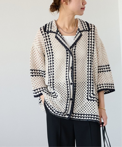 「JOURNAL STANDARD relume」 ニットカーディガン FREE ベージュ レディース_画像10