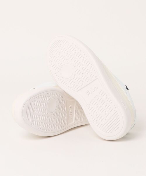 「FILA」 ローカットスニーカー 24.0cm ホワイト×ゴールド レディース_画像3