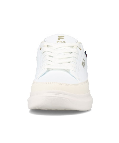 「FILA」 ローカットスニーカー 24.0cm ホワイト×ゴールド レディース_画像5