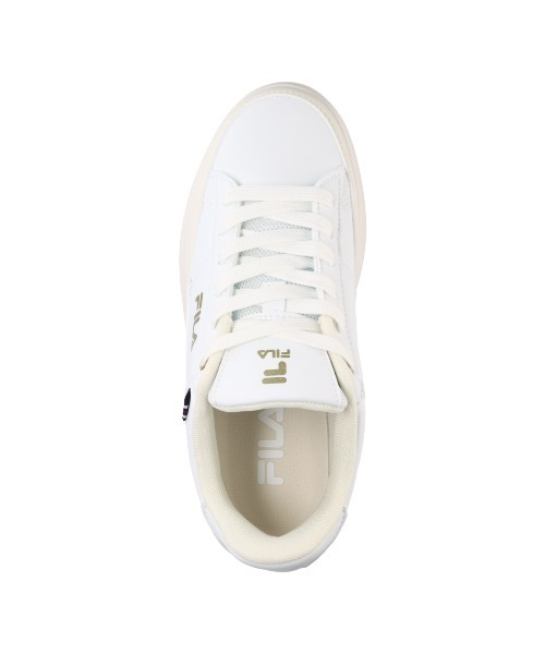 「FILA」 ローカットスニーカー 24.0cm ホワイト×ゴールド レディース_画像7