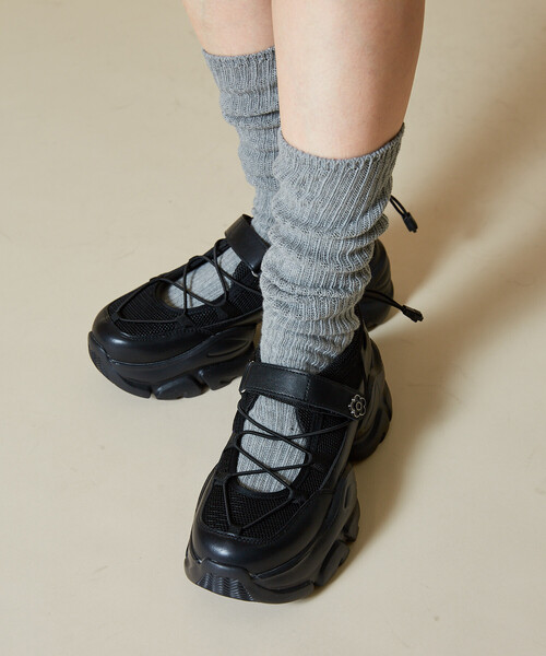 「MARY QUANT」 シューズ「PUBLUXコラボ」 24.5 ブラック レディース_画像8