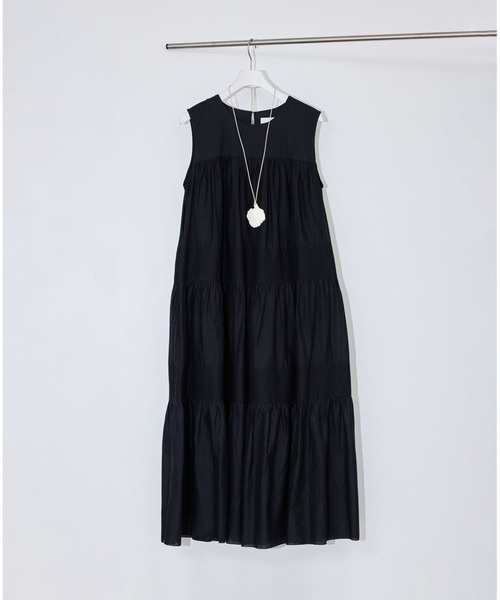 ワンピース 「AAYUSHI for ADAM ET ROPE'」別注Cotton voile long dress