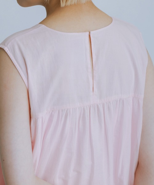 ワンピース 「AAYUSHI for ADAM ET ROPE'」別注Cotton voile long dress