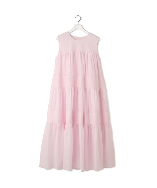 ワンピース 「AAYUSHI for ADAM ET ROPE'」別注Cotton voile long dress