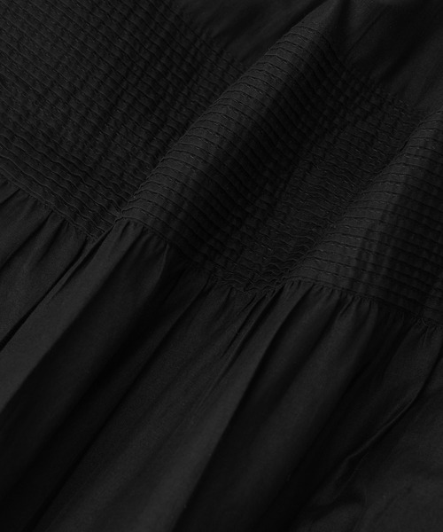 ワンピース 「AAYUSHI for ADAM ET ROPE'」別注Cotton voile long dress