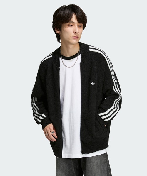  SST トラックトップ ニット　トラックジャケット adidas（アディダス） ジャージ KNIT SST / トラックトップ ニット