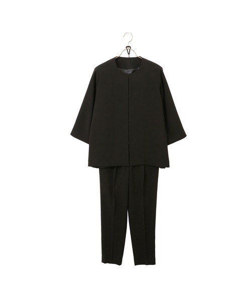 「AOYAMA」 セットアップ LL ブラック レディース_画像7