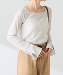 tシャツ インナーでも一枚着でも/秋口にぴった...の詳細画像5