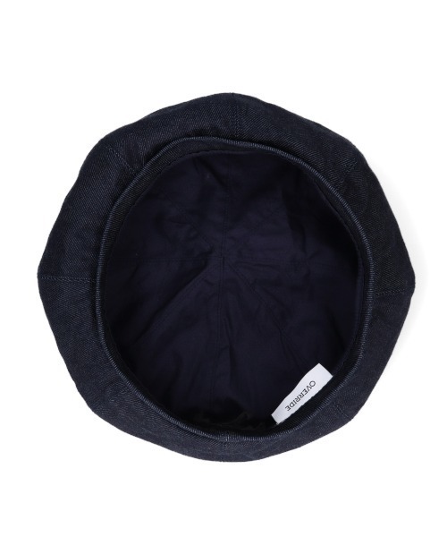 override 帽子 ベレー帽 「OVERRIDE」DENIM BERET J-QUALITY