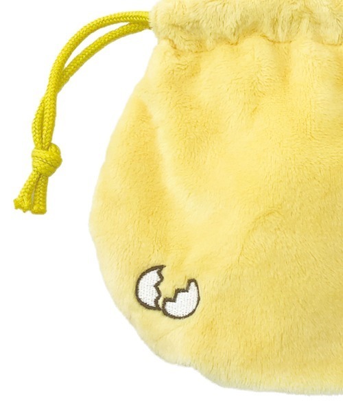 nici（ニキ） ポーチ NICI/フィギュアフェイスポーチ ヒヨコ 巾着袋