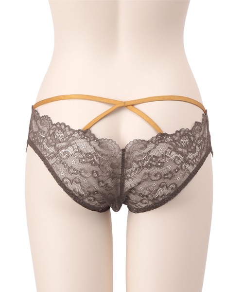 ★LINGERIEAM★Ravijour★バッククロスレースショーツ★パンツ下着 ☆Ravijour☆ラメフラワーレースショーツ☆パンツ下着☆バッククロス