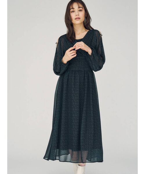 ワンピース 2wayオープンショルダードットシャーリングワンピ ス Zozotown Paypayモール店 通販 Paypayモール