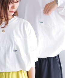 tシャツ Tシャツ *SHIPS: ワンポイント マイクロ SHIPSロゴ ポケット ロングスリーブ Tシャツ (ロンT) メンズ レディース｜ZOZOTOWN Yahoo!店