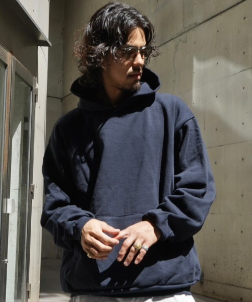 ロサンゼルス アパレル パーカ 黒 ブラック USA 14OZ 新品 USA製 LOS ANGELES APPAREL 14oz Pullover Hoodie (BLACK