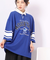 A.T.C in the attic homme シャツ レトロ カレッジロゴ ワッペン