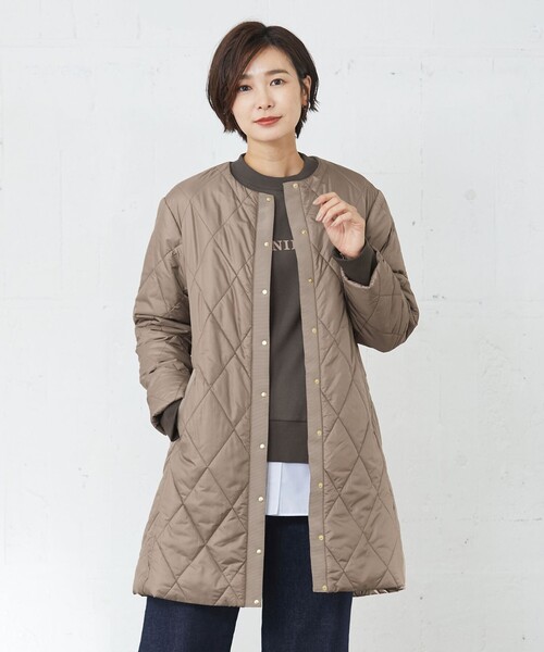 J.PRESS M【洗える】高密度タフタ 薄手キルティング ロング コート 楽天市場】【SALE／40%OFF】【洗える】高密度タフタ
