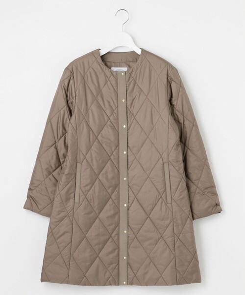 J.PRESS（J.プレス） アウター 高密度タフタ キルティング ロング