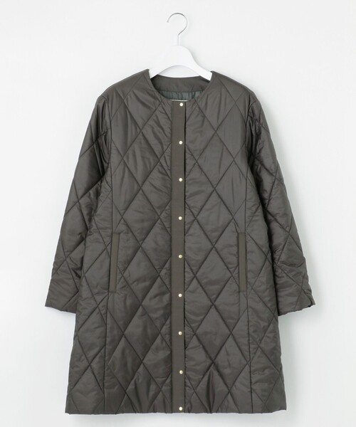 J.PRESS（J.プレス） アウター 高密度タフタ キルティング ロング