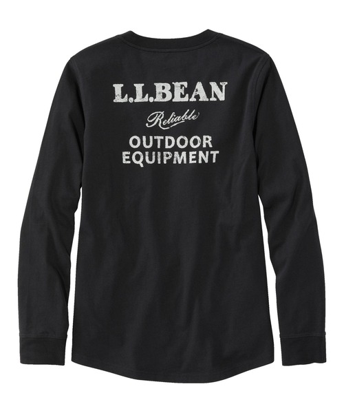 L.L.Bean tシャツ ウォッシュ・コットン・ポケット・ティ、長袖