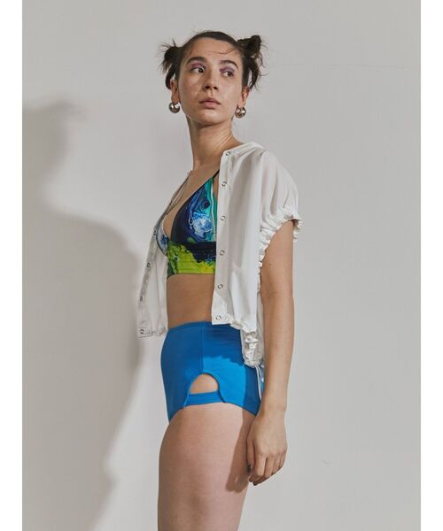 UN3D. 水着 HIGH WEST SHORTS / ハイウエストショーツ