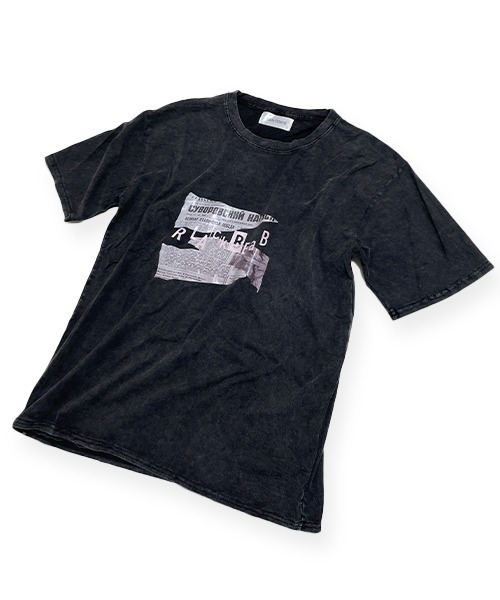 SEN TOKYO tシャツ パンチの効いたストリートアイテム。五分袖ルーズ