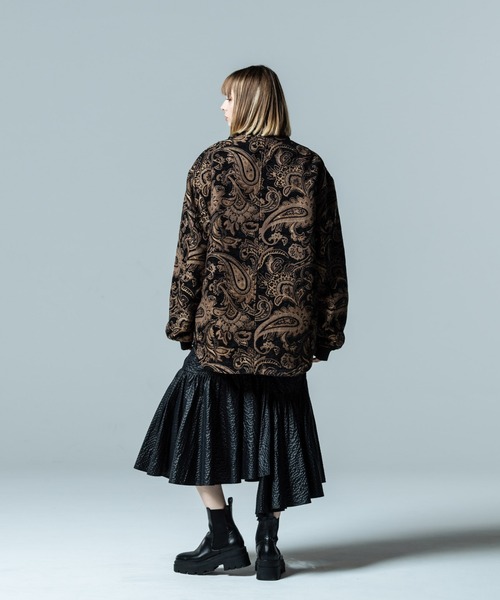 glamb コート ジャケット Stand Collar Boa JKT / スタンド