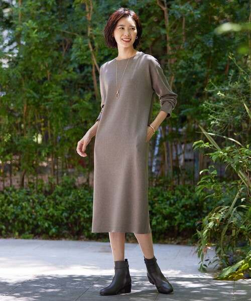 J.PRESS（J.プレス） ワンピース 「洗える」VIS/PE MILANO ニット