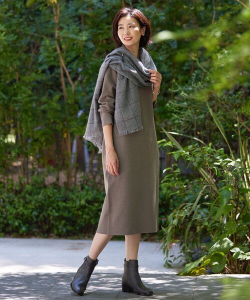 J.PRESS（J.プレス） ワンピース 「洗える」VIS/PE MILANO ニット