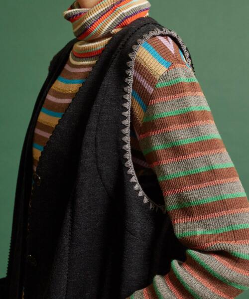 FRAPBOIS（フラボア） ベスト ジレ ボンネルベスト レディース