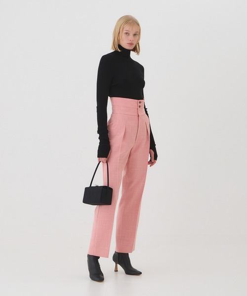 LE CIEL BLEU パンツ ハイウエストパンツ / High Waist Pants