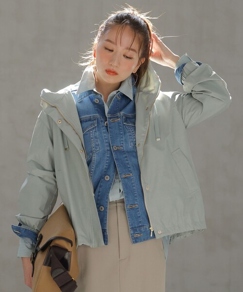 美品AKMLUXE163BBBrown Bunny マウンテンパーカー