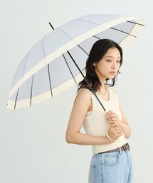 Wpc. 傘 16本骨 切り継ぎライン 雨傘 長傘 レディース : ZOZOTOWN