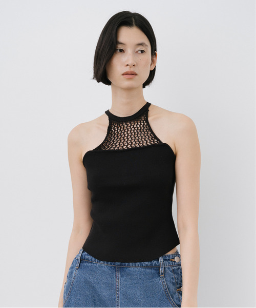 キャミソール Mesh Decollete Camisole