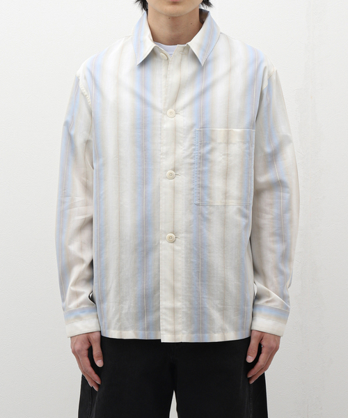 【新品】LEMAIRE PYJAMA SHIRT ルメール　パジャマシャツ LEMAIRE(ルメール) | パジャマ シャツ - ホワイト | ESCAPERS