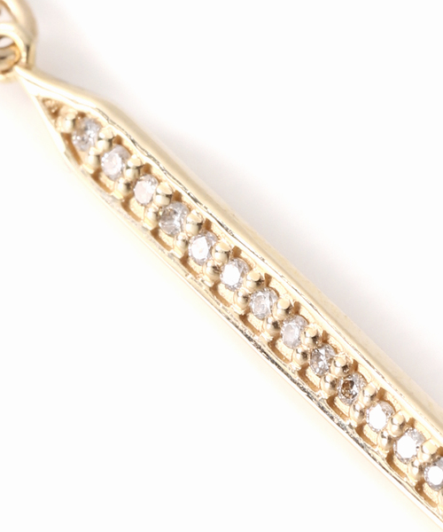 Lilas ピアス SWORD melee diamondピアス K10（両耳