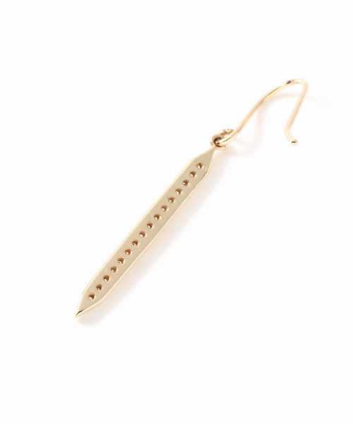 Lilas SWORD melee diamondピアス K10（両耳） Lilas ピアス SWORD melee diamondピアス K10（両耳