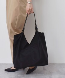 quaranciel トートバッグ quaranciel: Vカット サイドファスナー