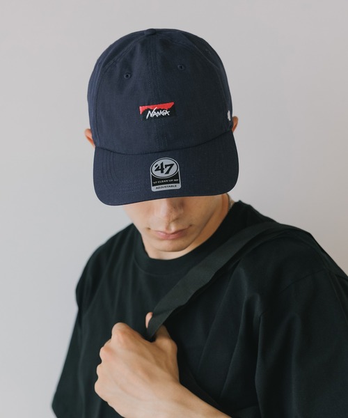 NANGA ブラックニット帽 NANGA キャップ 帽子 NANGA/ナンガ×47BRAND/フォーティーセブン