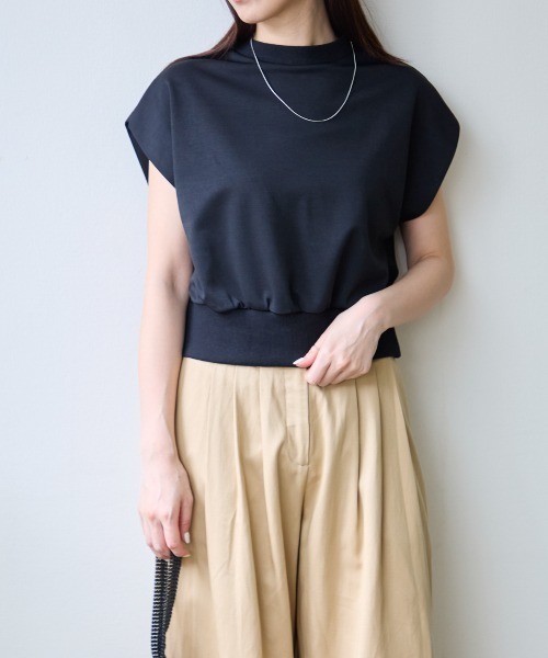 TRIANGLE PALETTE tシャツ フレンチスリーブ トップス (ZIPなし