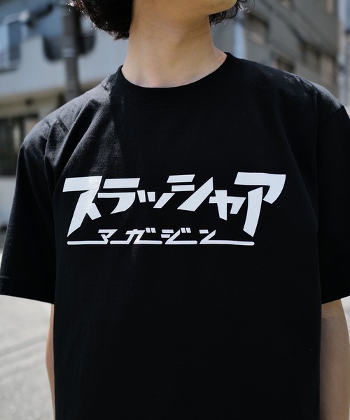 tシャツ Tシャツ メンズ スラッシャア S/S T-SHIRTS/スラッシャー5.6オンススタンダードフィットカタカナロゴプリント半袖Tシャツ｜zozo｜17