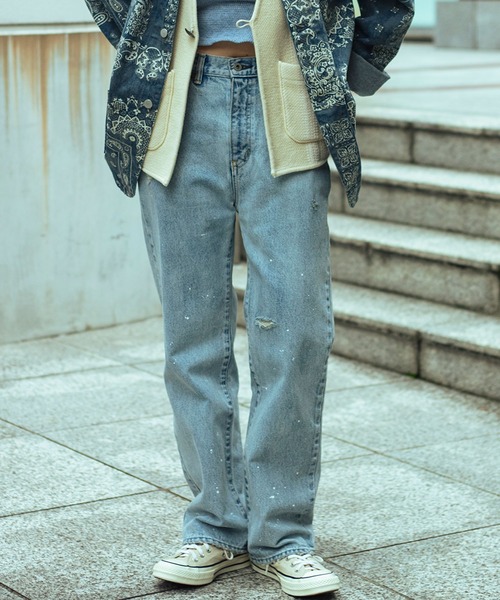 Johnbull ジーンズ デニム デニムパンツ デニムストレートパンツ