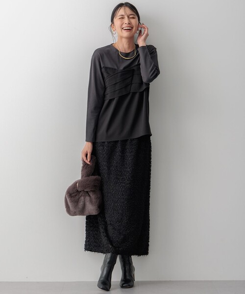 23区（ニジュウサンク） トートバッグ フェイクファー チェーン バッグ