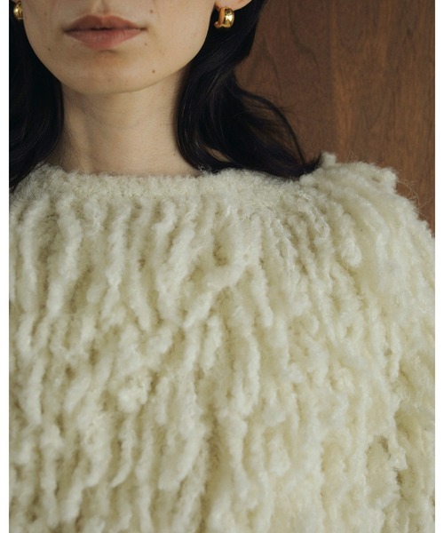 anuke（アンヌーク） ニット セーター Loop Fringe Knit レディース