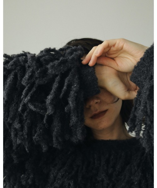 anuke（アンヌーク） ニット セーター Loop Fringe Knit レディース