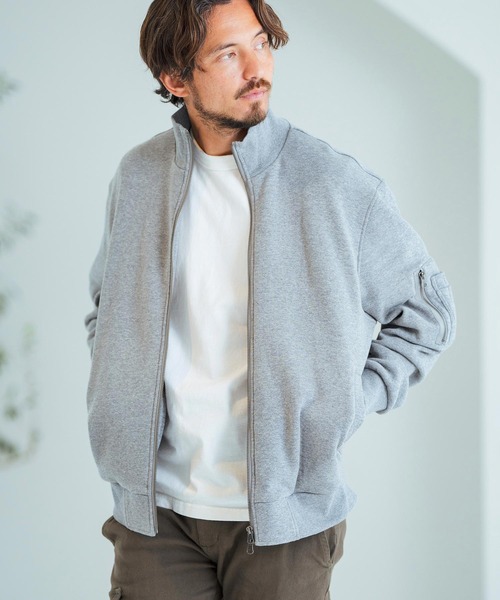 Magine（マージン） ma1 ma-1 mj10055-Back Brushed Sweat MA-1