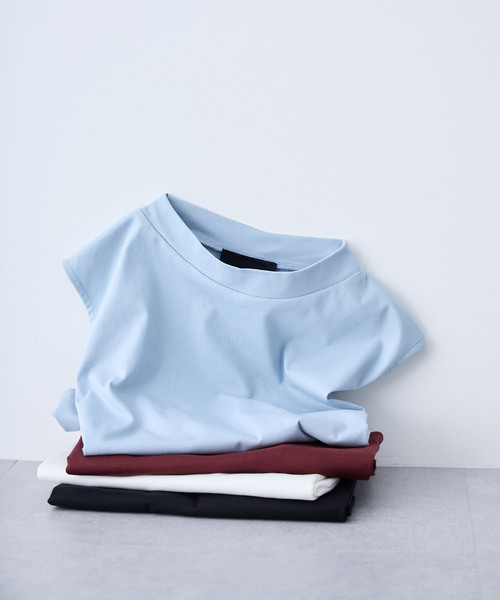 tシャツ ハイネックノースリーブT「クールスムース」 レディース ハイネックノースリーブT【クールスムース】（Tシャツ