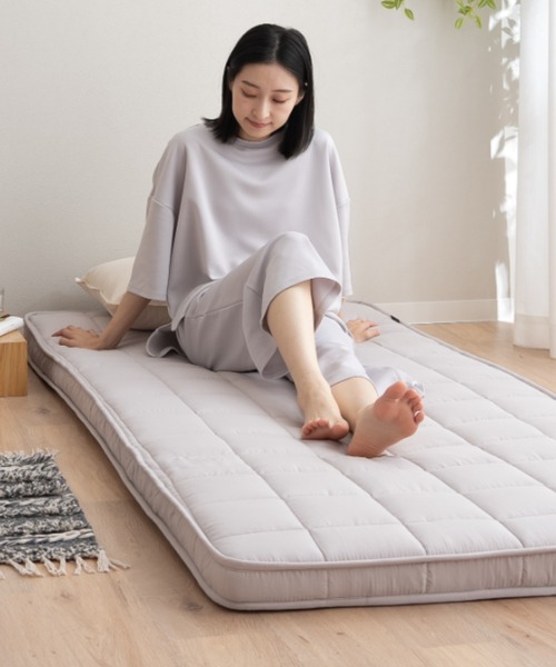 EMOOR（エムール） ベッド 寝具 マチ付き 布団マットレス/セミシングル