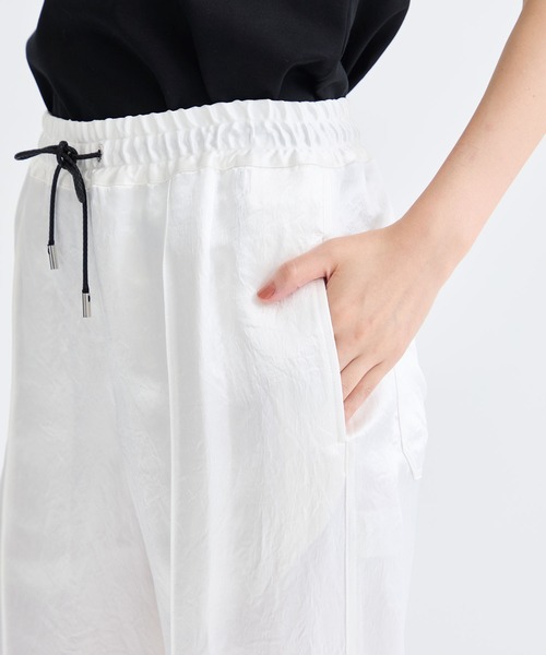 パンツ チノパン 「CINOH/チノ」SATIN RELAX PANTS/サテンリラックス  